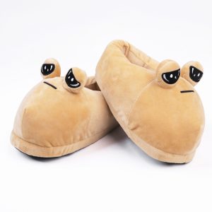 New product pou plush pet alien plush doll slippers couple cute cartoon home slippers